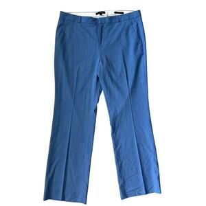 BANANA REPUBLIC Logan Trouser-Fit Lightweight Wool Pants Blue Size 16